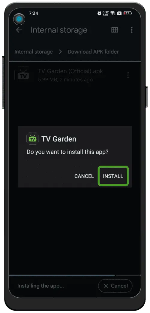 Install & Launch PPTV